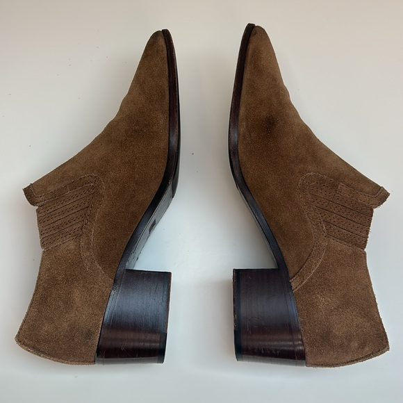 Frye Eleanor Suede Western Bootie - Picture 6 of 8